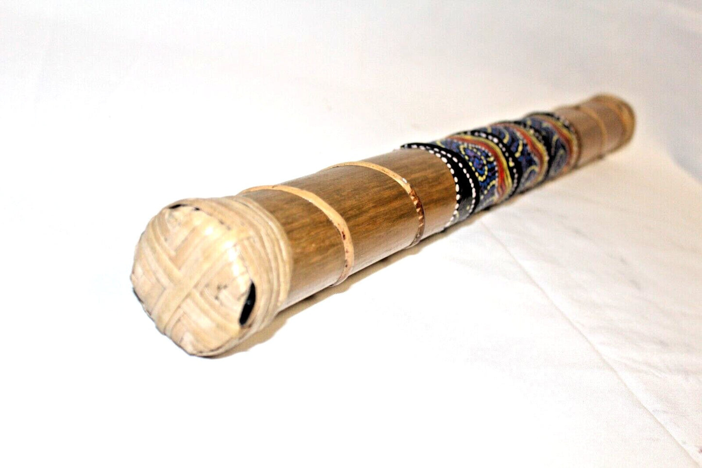 Rain Stick 23.5" Musical Instrument for Meditation Painted