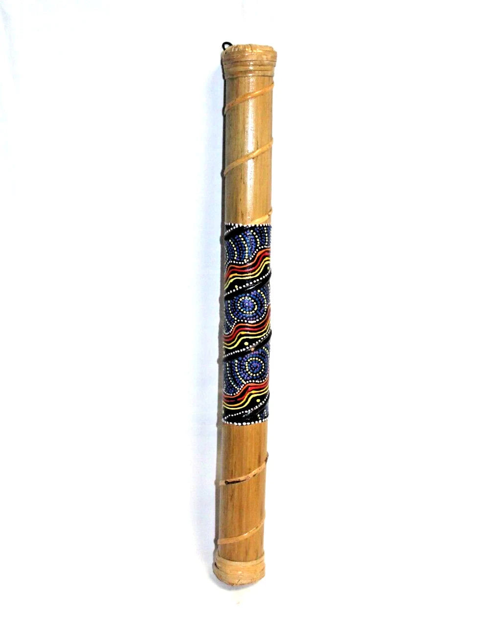 Rain Stick 23.5" Musical Instrument for Meditation Painted