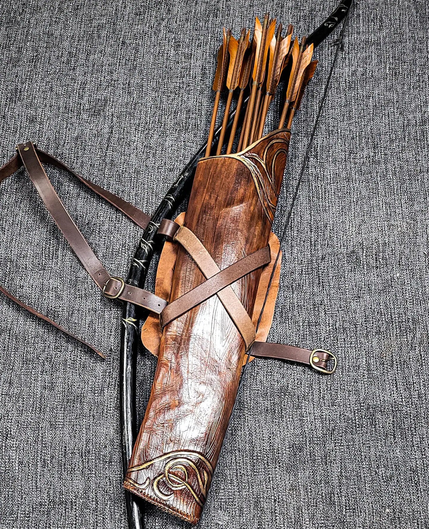 Elven Arrows of Greenleaf - Fully Functional Arrows for Archery or Cosplay