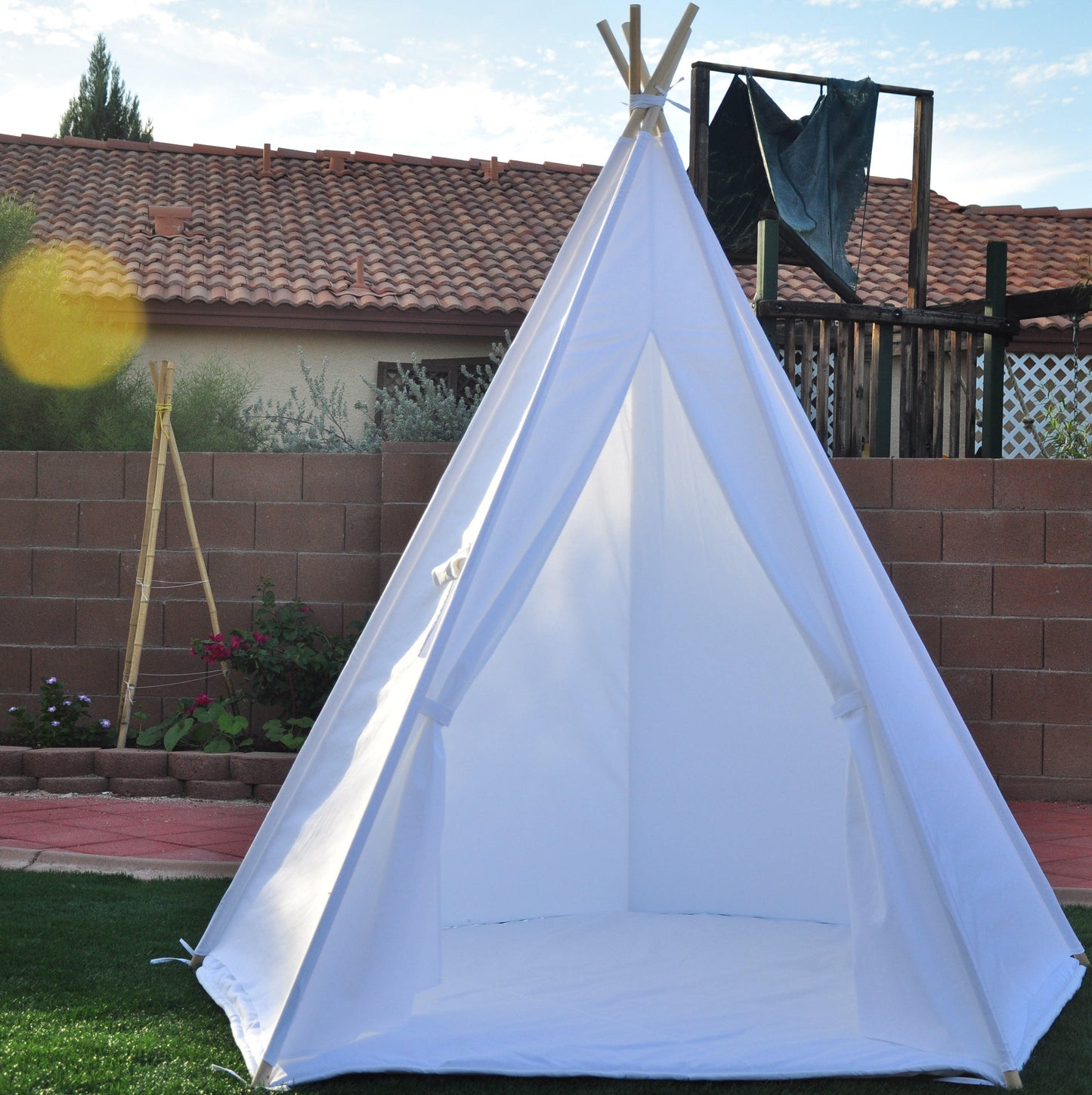8' Saguaro Canvas Adult Teepee, Wedding Teepee, Event Teepee Kids Teepee, Kids Play Tent, Childrens Play House, Tipi,Kids Room Decor