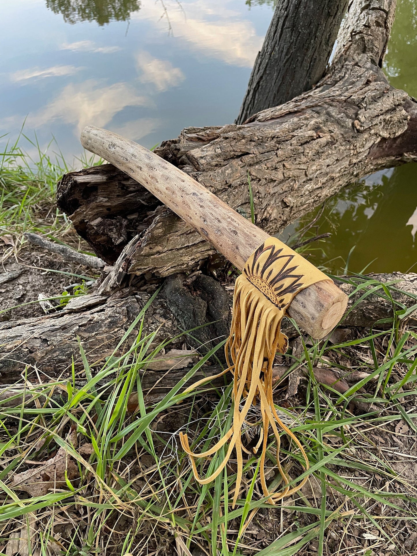 Sunflower Rainstick, 20 " Rainstick, Sound Healing, Rain Stick, Fringed Rain Stick, Tribal, Thick Rainstick, Sound Therapy