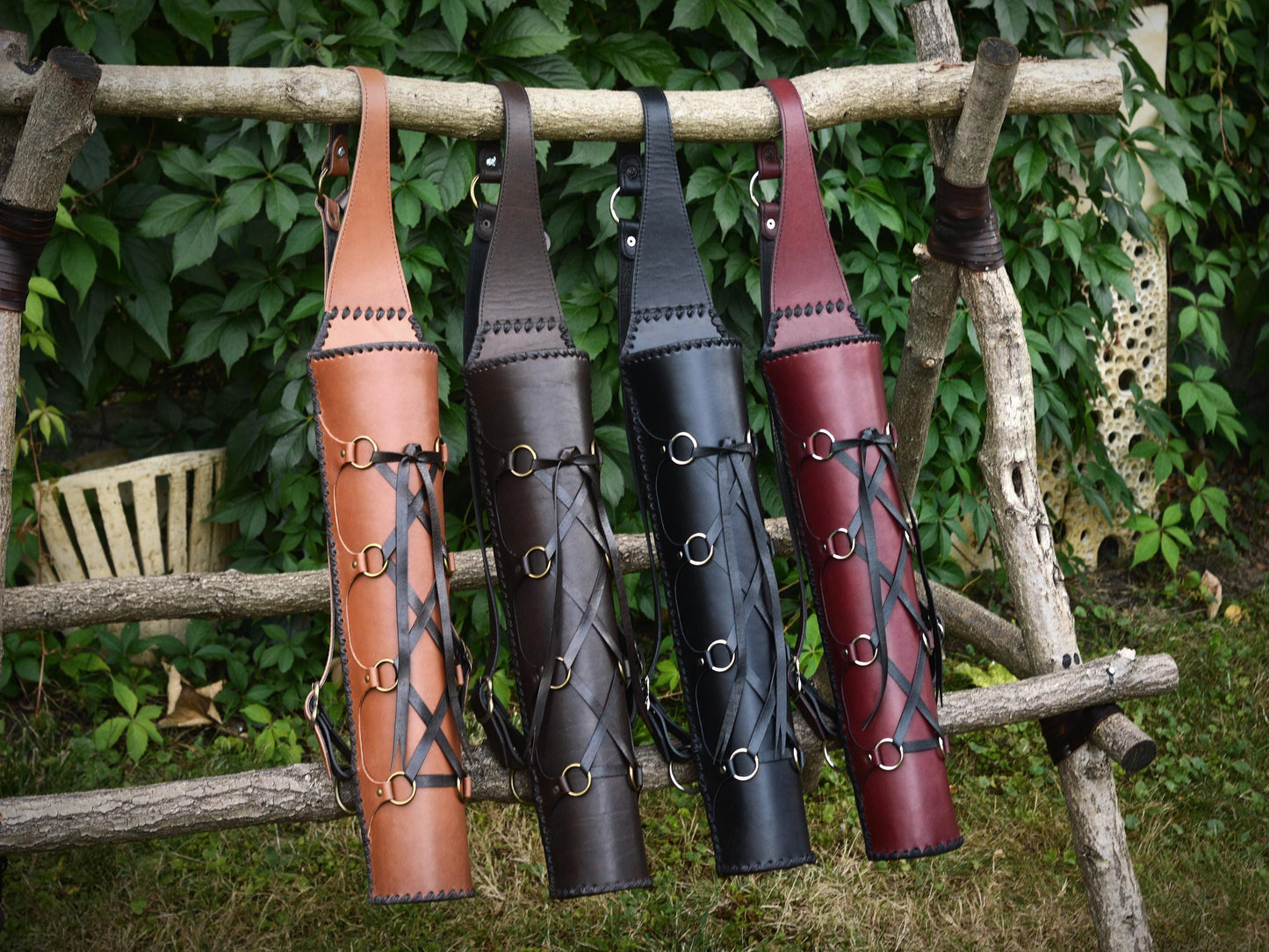 Semicircular, Back Quiver with Rings and Laced Edges