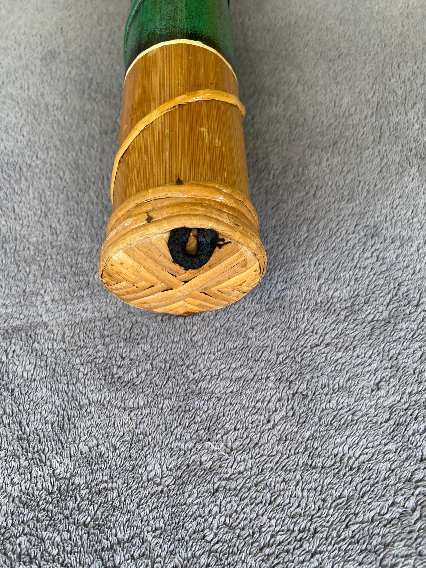 Vintage Beautiful Heavy Large Handmade Bamboo Rain Stick, Indigenous Art, Shaker Rattle Percussion