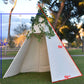 8' Front Open Saguaro Canvas Teepee, Kids/Adult Teepee, Kids Play Tent, Childrens Play House, Tipi,Kids Room Decor