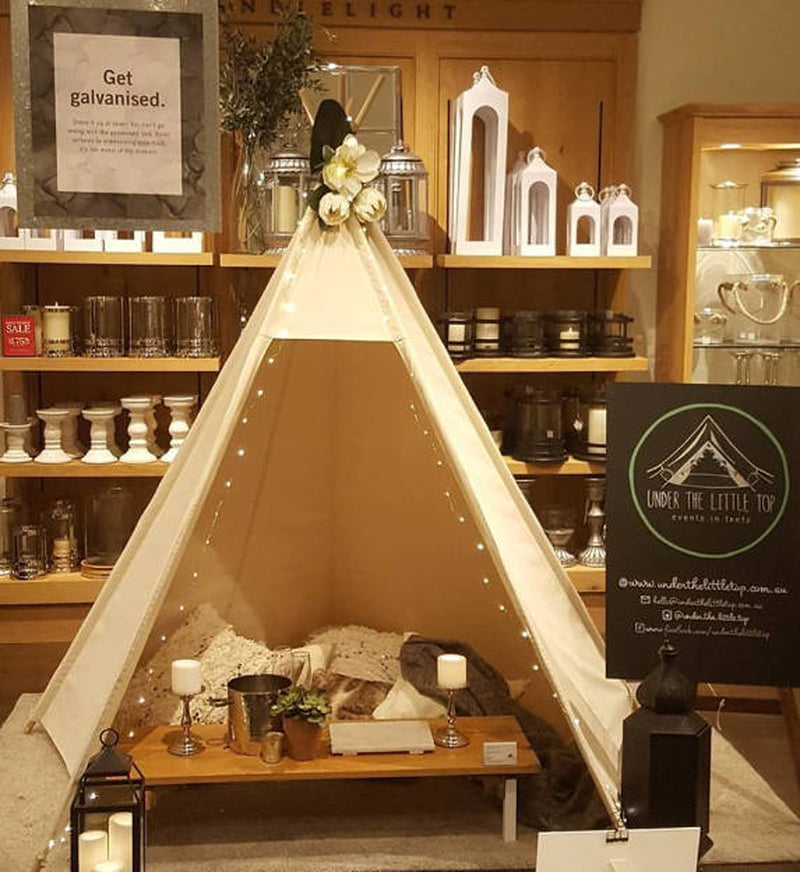 8' Front Open Saguaro Canvas Teepee, Kids/Adult Teepee, Kids Play Tent, Childrens Play House, Tipi,Kids Room Decor