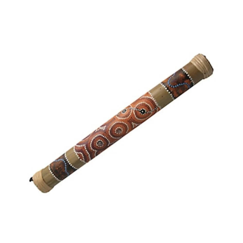 Handmade Painted Bamboo Bali Rainstick Instrument Assorted Colours