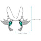 Hummingbird Earrings the Gift Gifts Dangle for Women Statement Fashion Zircon 925 Sterling Silver