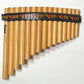 15 Pipes Panflute Beginners Panflute Natural Bamboo Panflute Tuned Case Included