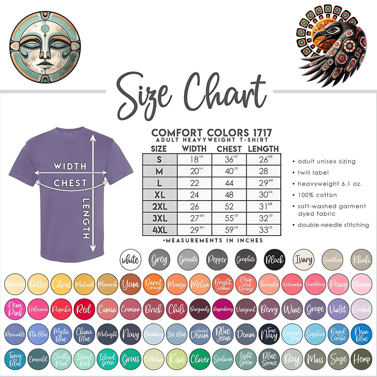 Raven Steals the Sun T-Shirt First Nations PNW Gift Haida Tlingit Salish Pacific Northwest Tribal Unisex Comfort Colors 1717 T-Shirt Crew
