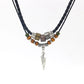 Stacked Artificial Leather Rope Beaded Necklace Men Vintage Layered Tribal Arrow Pendant Necklace for Men Jewelry Collar Hombre