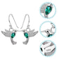 Hummingbird Earrings the Gift Gifts Dangle for Women Statement Fashion Zircon 925 Sterling Silver