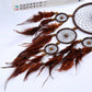 Dream Catchers Retro Deep Coffee 5 Ring Dream Catchers Home Decoration Indian Style Dreamcatcher Wall Hanging Ornament Gift 2025