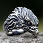 New Arrival Design Stainless Steel Head of Eagle Trend Men'S Animal Ring Fashion High Quality Jewelry Dropshipping