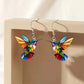Colorful Hummingbird Stud Earrings for Women Fashion Cute Animal Dangle Earring Statement Jewelry Gifts