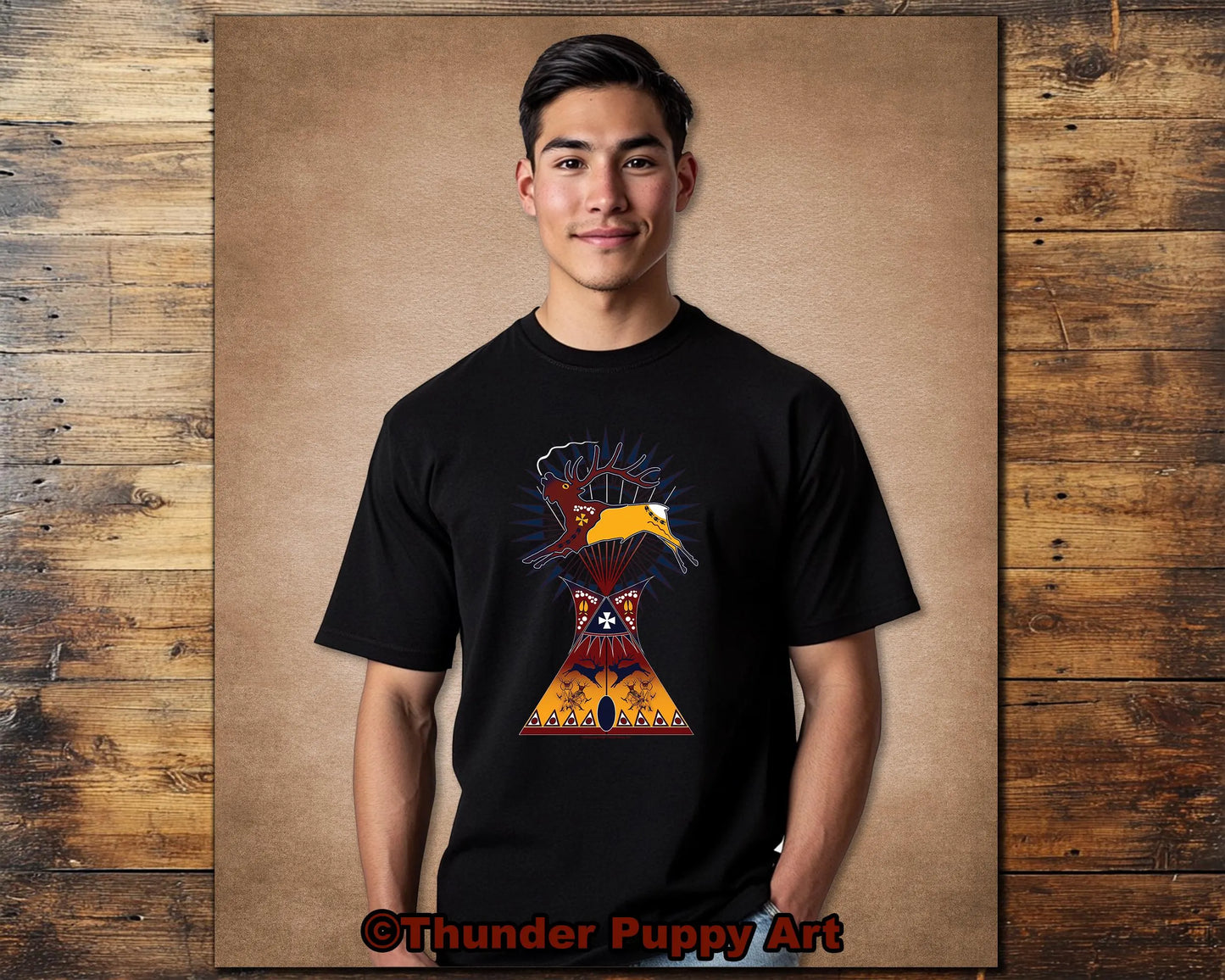 Native American Shirt,Elk Dreamers Lodge,Tipi, Pow Wow, Portion Donated. MMIW, Native Hope, Lakota, Unisex T-Shirt