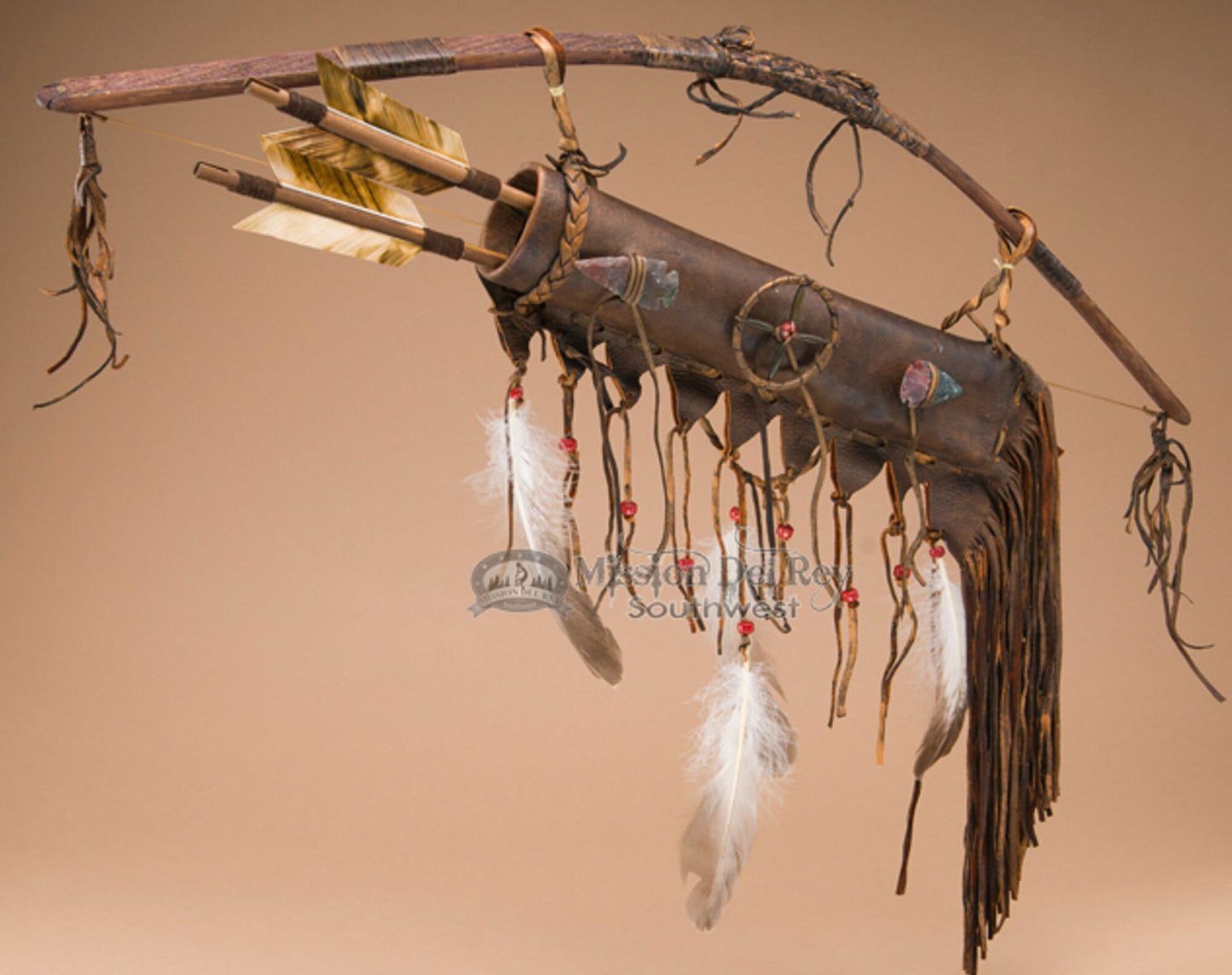 Navajo Deer Skin Bow & Quiver 28" -Scout