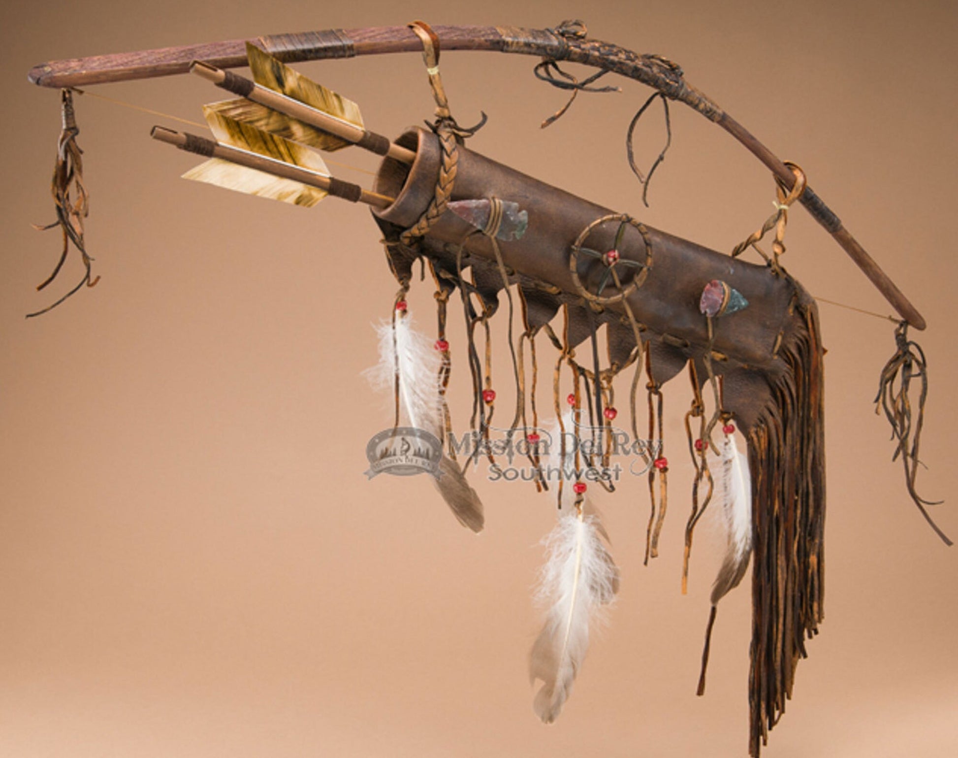 Navajo Deer Skin Bow & Quiver 28" -Scout