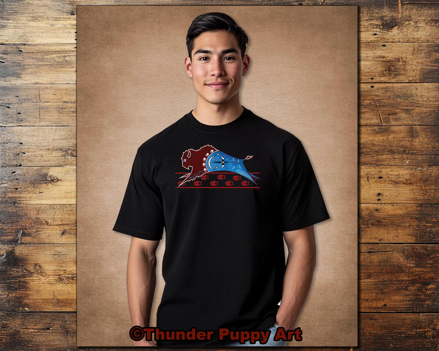 Native American Shirt,Ghost Dance Buffalo,Magpie, Dragonflies, Bison, Pow Wow, Portion Donated. MMIW, Native Hope, Lakota, Unisex T-Shirt
