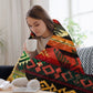Peyote Visions Native American Pattern Throw Blanket Plush Summer Beddings Decorative Sofa Thermal Blankets