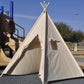 Zipped Canvas Plain Kids Teepee, Kids Play Tent, Childrens Play House, Tipi,Kids Room Decor