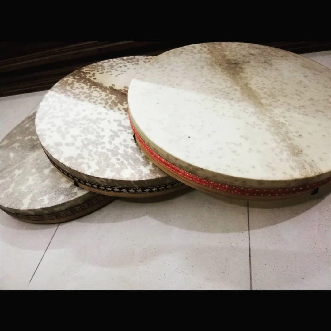 Shaman Drum round 16" 20" with Goat Skin, Frame Drum, Handmade Native American Style Drum