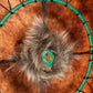 Personal Power Shamanic Drum, Reindeer with Dragonstone Crystal, Custom Made