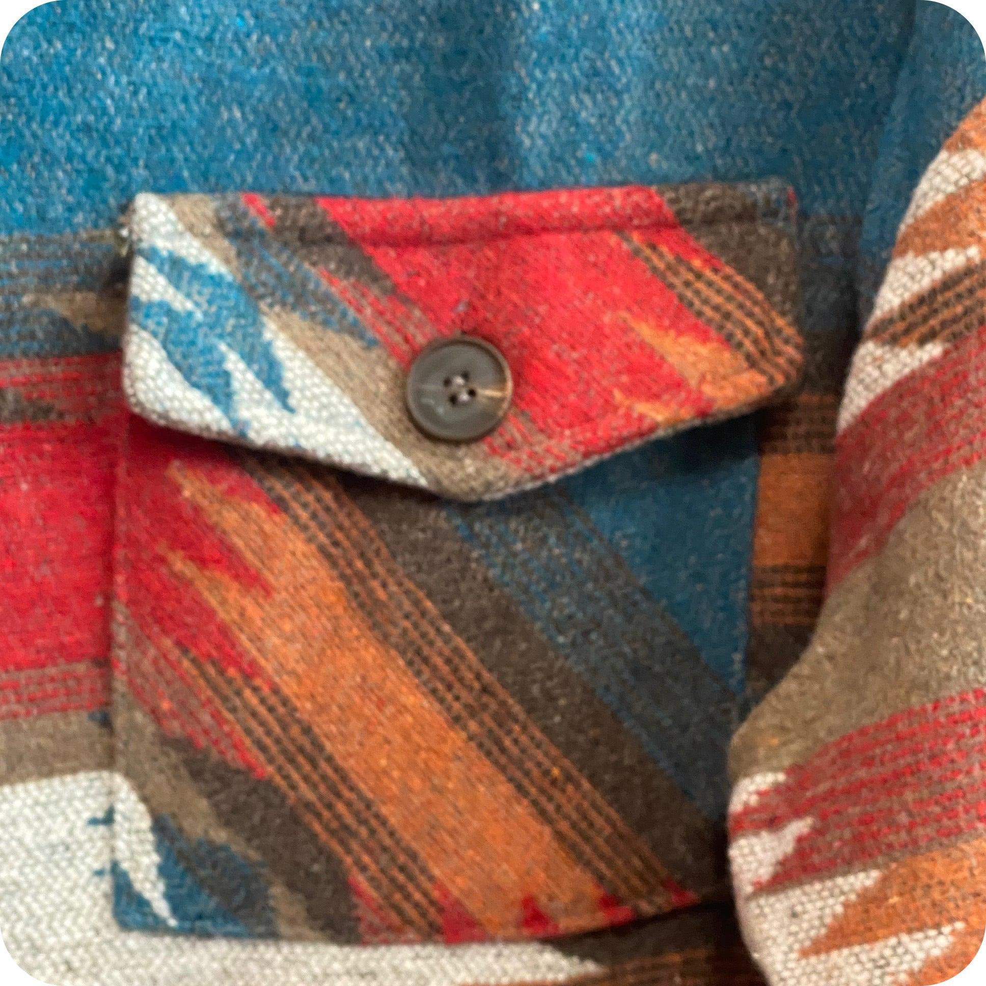 Tribal Aztec Print Jacket: Women'S Relaxed Fit with Pockets-Outerwear