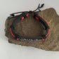 Feather Bracelet, Native American Jewelry, Bracelet for Him Her - Red