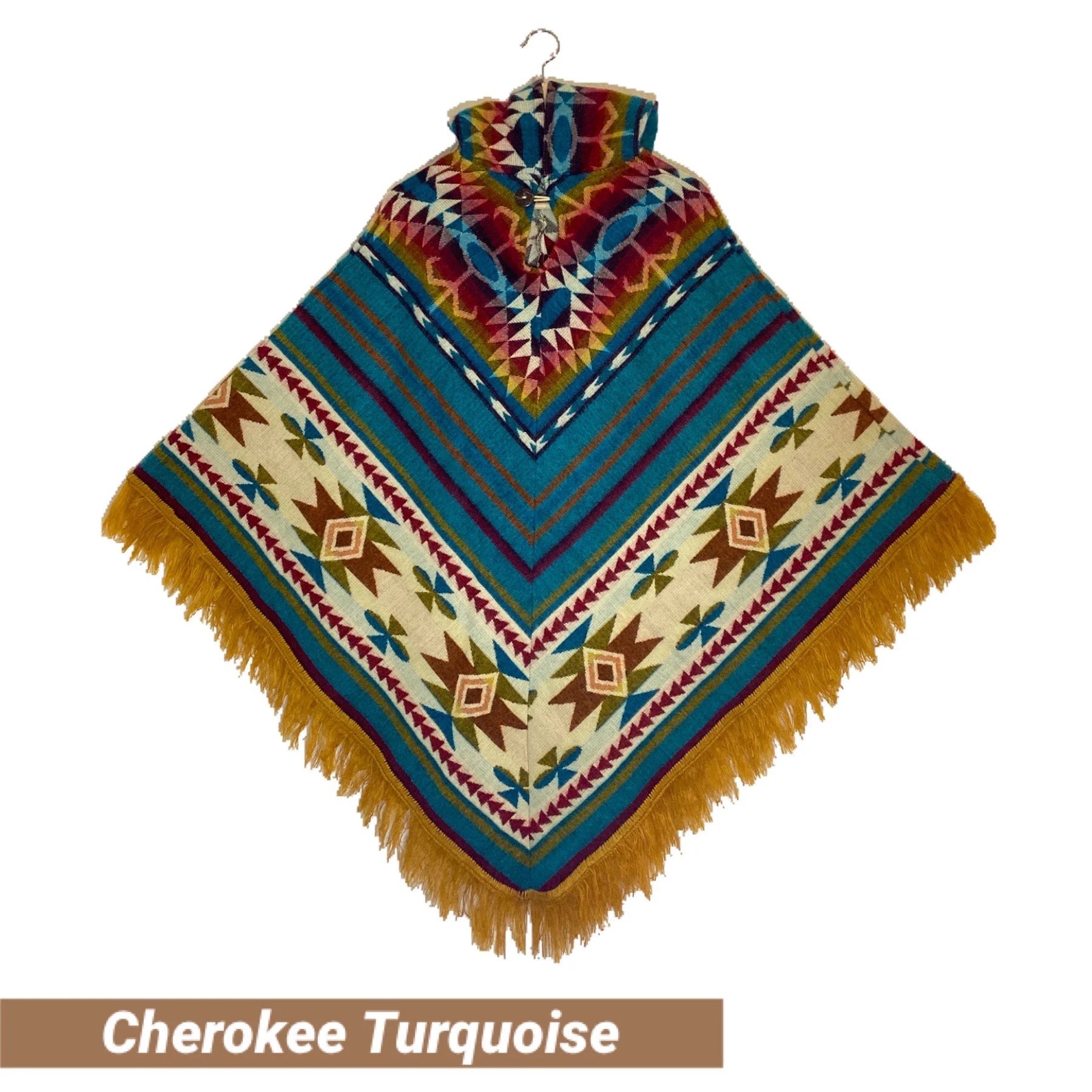 Alpacaponcho L/XL Hooded Cape, UNISEX,
