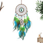 Creative Green Feathers Dream Catcher Eyes Stone Wind Chimes Home Decorations Wall Hanging Bedroom Pendants for Party Gifts