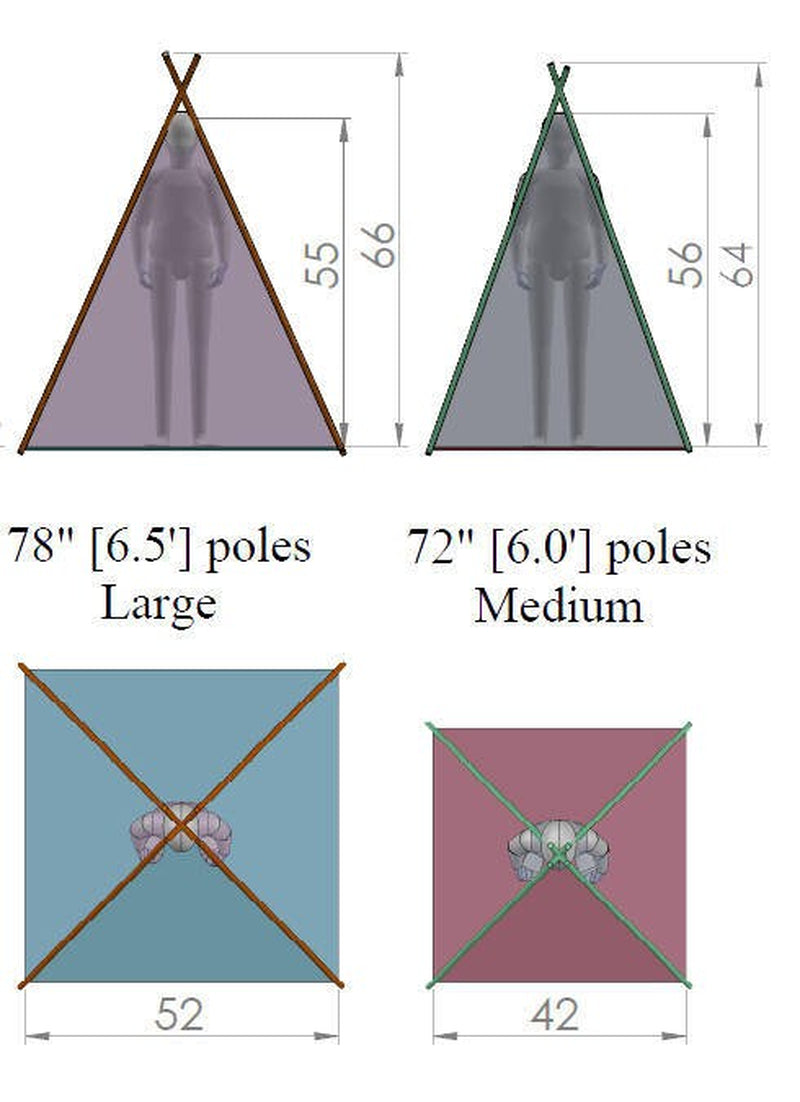 Pompom Natural Canvas Kids Teepee, Play Tent, Play House, Tipi,Room Decor