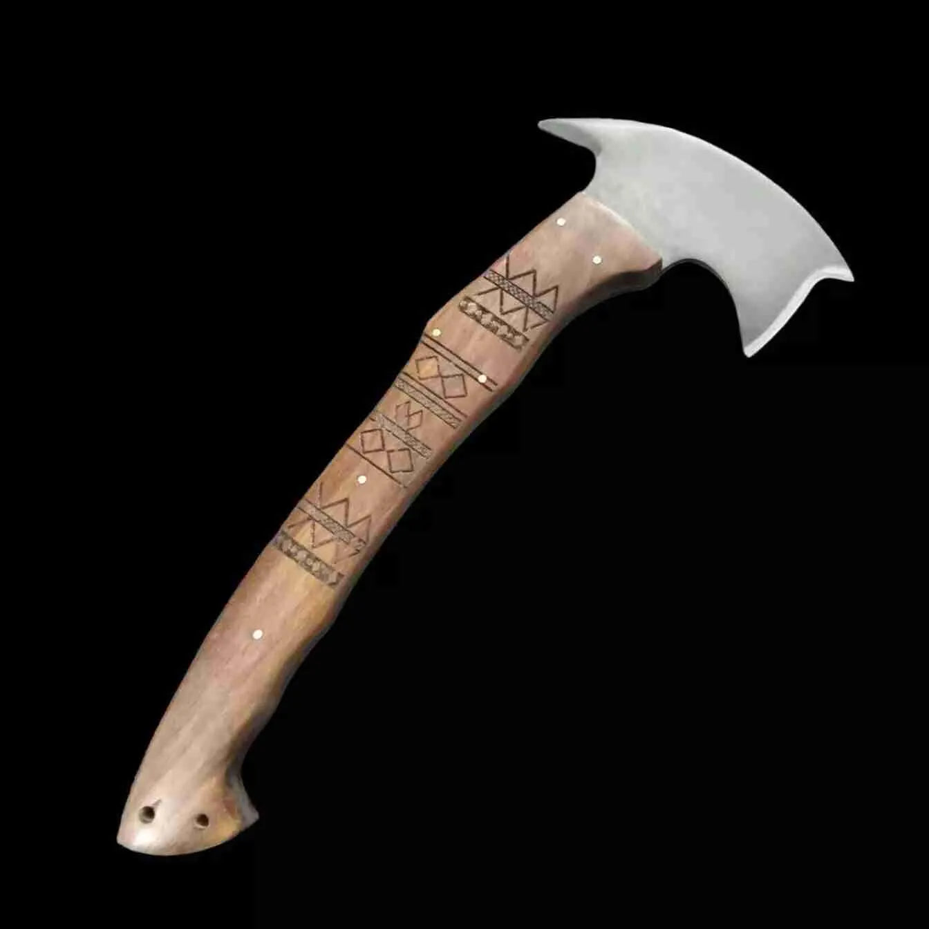 Handmade Compatible with Winkler Knives Sayoc Rnd Full Size Axe Tribal Spike