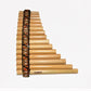 15 Pipes Panflute Beginners Panflute Natural Bamboo Panflute Tuned Case Included