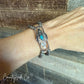 Aztec Bracelet with Navajo Pearls and Turquoise Accent
