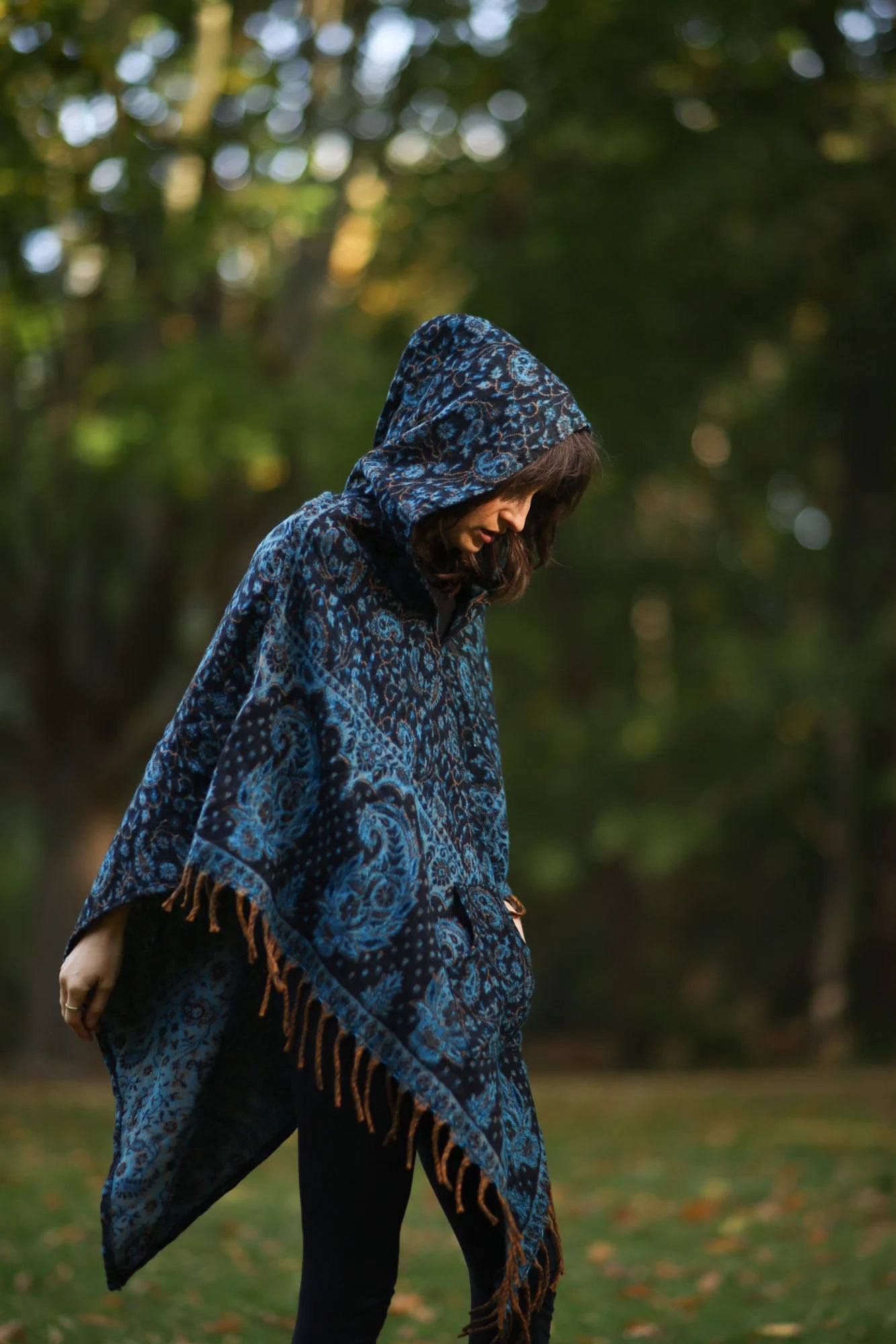 Wool Poncho. Hooded Poncho. Stylish Long Poncho. Unisex. Cape. Cape. Festival. Hippie Poncho.