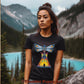 Native American T-Shirt, Dragonfly Lodge,Tipi, Portion Donated, MMIW, Native Hope, Parfleche Design, Lakota,Unisex Short Sleeve Tee