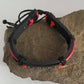 Feather Bracelet, Native American Jewelry, Bracelet for Him Her - Red