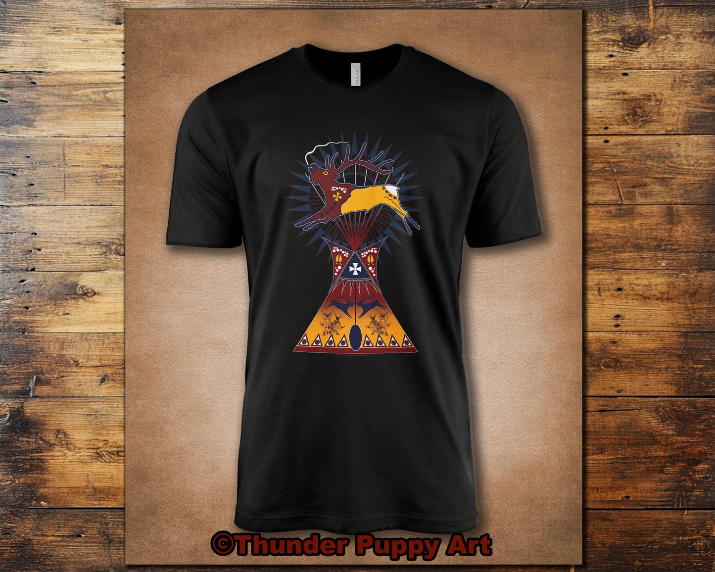 Native American Shirt,Elk Dreamers Lodge,Tipi, Pow Wow, Portion Donated. MMIW, Native Hope, Lakota, Unisex T-Shirt