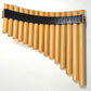 15 Pipes Panflute Beginners Panflute Natural Bamboo Panflute Tuned Case Included
