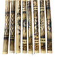 Terre Bamboo Rain Stick, Rain Maker 24" 32" 40" 48" 59" Painted, Burned, Cave or Maori Design