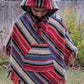 Namaste Aztec Styled Handmade Beautifully Crafted Hippie Comfy One Sized Cozy Baja Poncho Winter/Autumn/Spring Unisex Cotton Pullover.