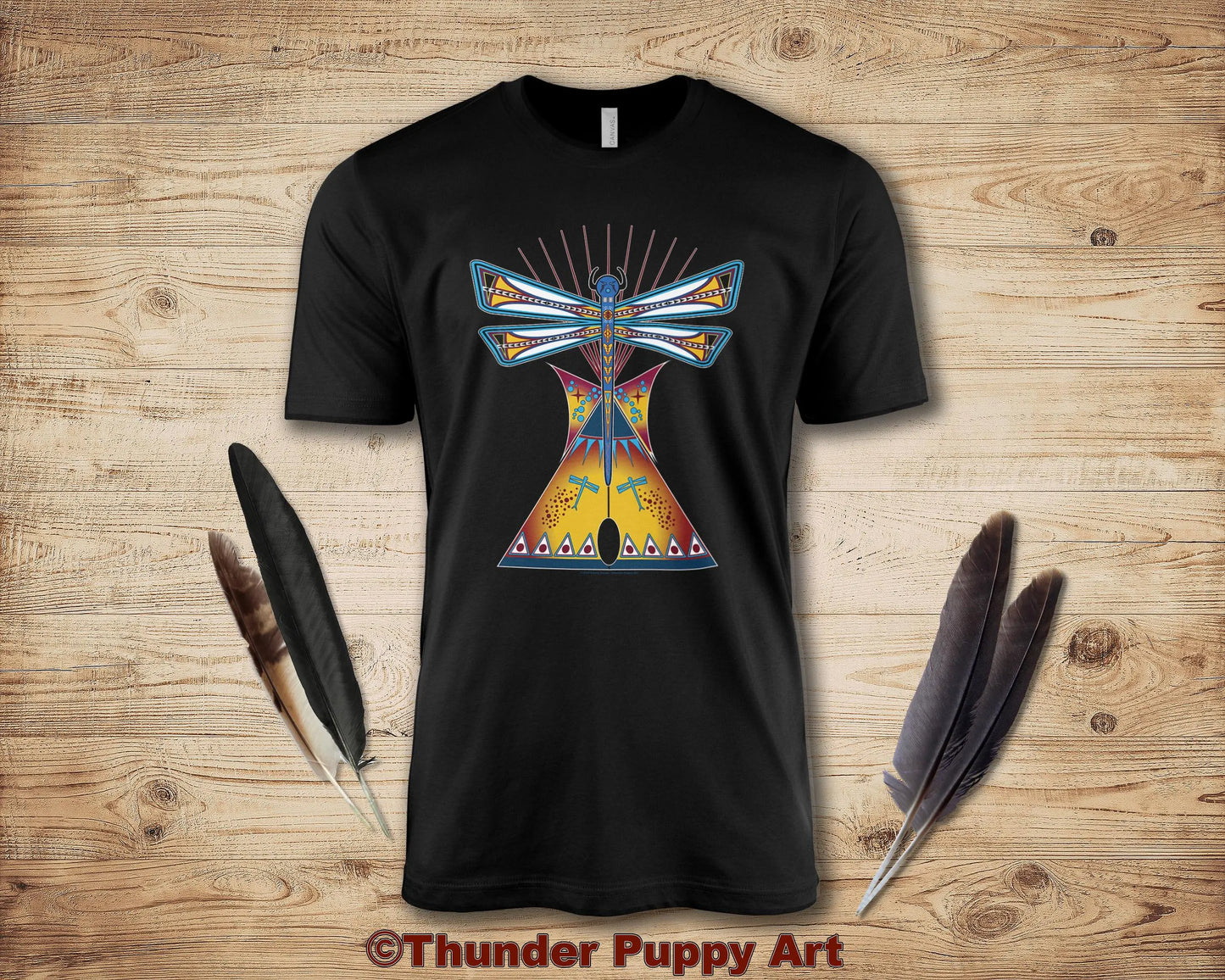 Native American T-Shirt, Dragonfly Lodge,Tipi, Portion Donated, MMIW, Native Hope, Parfleche Design, Lakota,Unisex Short Sleeve Tee