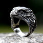 New Arrival Design Stainless Steel Head of Eagle Trend Men'S Animal Ring Fashion High Quality Jewelry Dropshipping