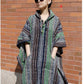 Heavy Cotton Hooded Hoodie Poncho | 100 Percent Cotton - Handmade in Nepal| One Size - Multicolor | Thick Breathable - Kangaroo Pockets