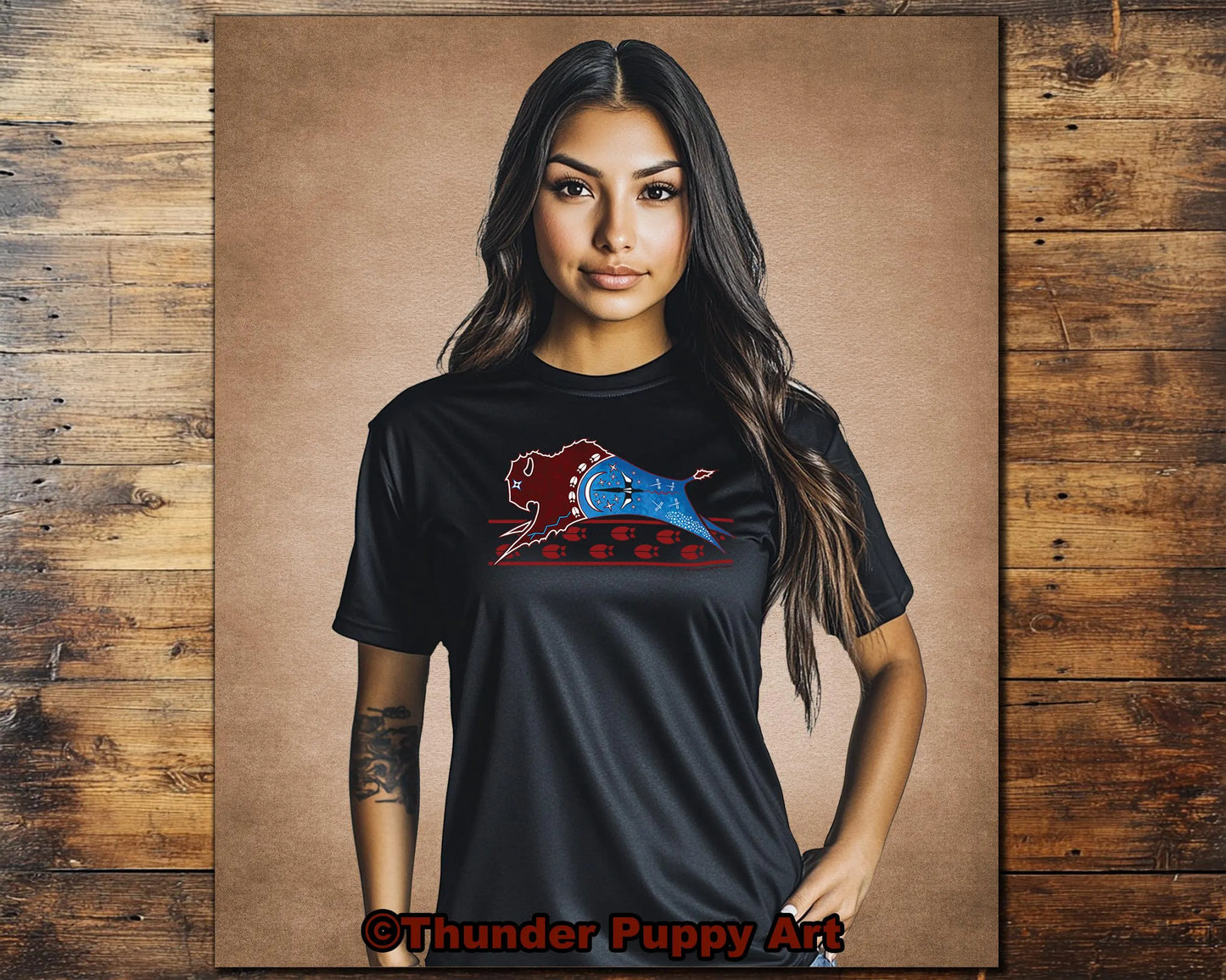 Native American Shirt,Ghost Dance Buffalo,Magpie, Dragonflies, Bison, Pow Wow, Portion Donated. MMIW, Native Hope, Lakota, Unisex T-Shirt
