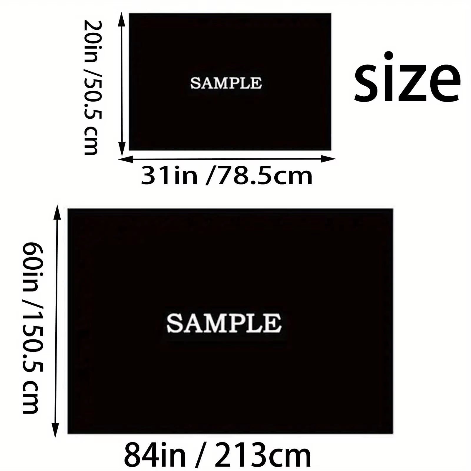 Extra Large Mat Non Slip Backing Machine Washable Vintage Bohemian Red Black Geometric Plush Floor Mat Living Room Bedroom