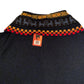 ANDEAN ALPACA HANDMADE Women Black Cape Coat Poncho Size S M