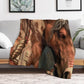 War Horse - Native American Painted Horse Throw Blanket Sleeping Bag Camping Summer Beddings Thermal Blankets
