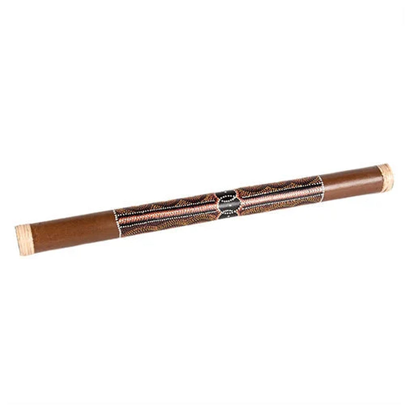 Handmade Painted Bamboo Bali Rainstick Instrument Assorted Colours