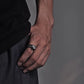 925 Sterling Silver Big Ring Finger Cute Owl Open Ring for Women Man Fashion Animal Rock Punk Fine Jewelry Circle